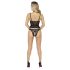 Abierta Fina - Offener String & Korsett (schwarz)