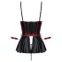 Cottelli Bondage - Glänzendes Set & Handfesseln (Schwarz) - 80B/M