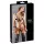 Cottelli Bondage - Glänzendes Körpergeschirr Bikini (schwarz) - L