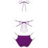 Obsessive Balitta - Glänzendes Neckholder-Bikini (Lila)