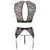 Cottelli Bondage - 4-teiliges Spitzen-Dessous-Set