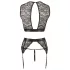 Cottelli Bondage - Spitzenwäsche-Set (4-teilig)