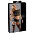 Cottelli Bondage - Dessous-Set mit Ketten (Schwarz)