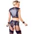 Cottelli Bondage - Dessous-Set mit Ketten (Schwarz)