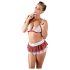 Cottelli - Sexy Schulmädchen Kostüm - BH-Set - L