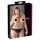 Cottelli Plus Size - Spitzenslip mit offenem Schritt (schwarz) - XL