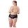 Cottelli Plus Size - Spitzenperlen offener Slip (schwarz) - 4XL