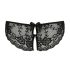 Cottelli - Schwarzer Spitzen-Slip mit Schleifenöffnung