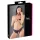 Cottelli - Spitzen-Slip mit Schleife und offenem Schritt (schwarz) - M
