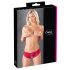 Cottelli - Damenstring offen mit Schleife (rot) - XL