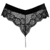 Cottelli Party - Spitzenslip mit Kette (schwarz)