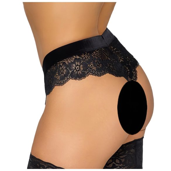 Cottelli Party - Spitzenslip mit Kette (schwarz) - M