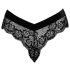 Cottelli Party - Spitzenslip mit Kette (schwarz) - L