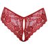 Cottelli - Offene Spitzenpanty (Rot)