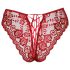Cottelli - Offene Spitzenpanty (Rot)