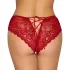 Cottelli - offener Spitzen-Slip (rot) - M