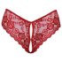 Cottelli - Offene Spitzenpanty (Rot) - L