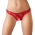 Cottelli - Spitzen-Sextanga (rot) - M