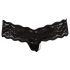 Cottelli - Perlen-Spitzen-Tanga (schwarz) - M