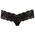 Cottelli - Perlen-Spitzen-Tanga (schwarz) - M