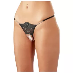 Cottelli - glitzernde Blume - offenem String-Tanga - M/L