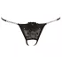 Cottelli - Glänzende Blume - Offener Tanga - M/L