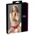 Cottelli - Perlen und offene Blumen-Damenhose (rot) - M