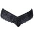 Cottelli - Verführerischer Spitzen-Tanga (Schwarz)