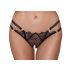 Cottelli - Luxus, offener Ringstring (Schwarz)