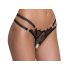 Cottelli - Luxus, offener Ringstring (Schwarz)