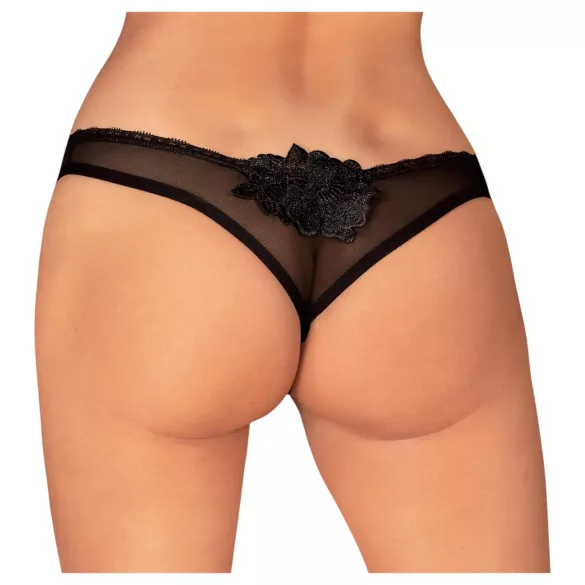 Obsessive Latinesa - Offene String (Schwarz) - M/L
