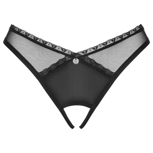 Obsessive Latinesa - Offene String (Schwarz) - XL/XXL