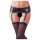 NO:XQSE - Glänzendes Strumpfband-Set - XL