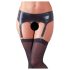 NO:XQSE - Glänzendes Strumpfband-Set - XL