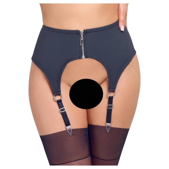 Cottelli - Matt Strumpfhalter (Schwarz)