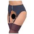 Cottelli - Matt Strumpfhalter (Schwarz) - XL