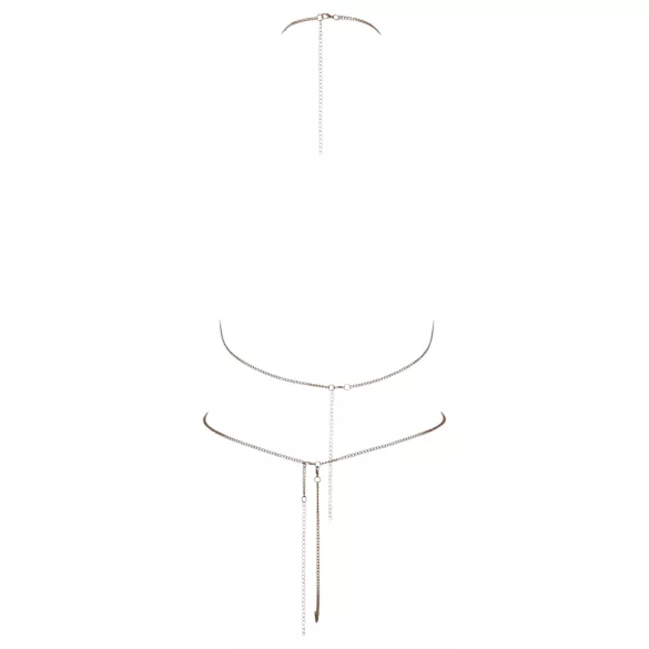 Cottelli - Strasskette-Bikini (silber)