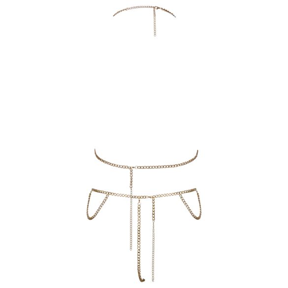 Cottelli - Körperkette mit Kettendetails (Gold)