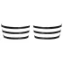 Cottelli - Lederoptik-Strumpfband Oberschenkelriemen (schwarz) - L/XL