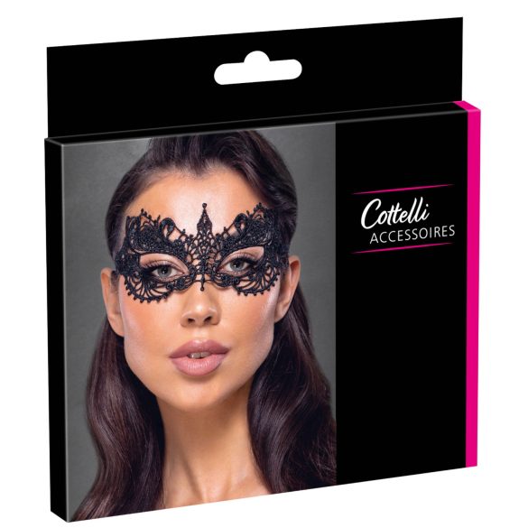 Cottelli - Spitzenmaske (schwarz)