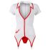 Cottelli - Krankenschwester-Top mit Strapsen - M