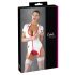 Cottelli - Krankenschwester-Top mit Strapsen - XL