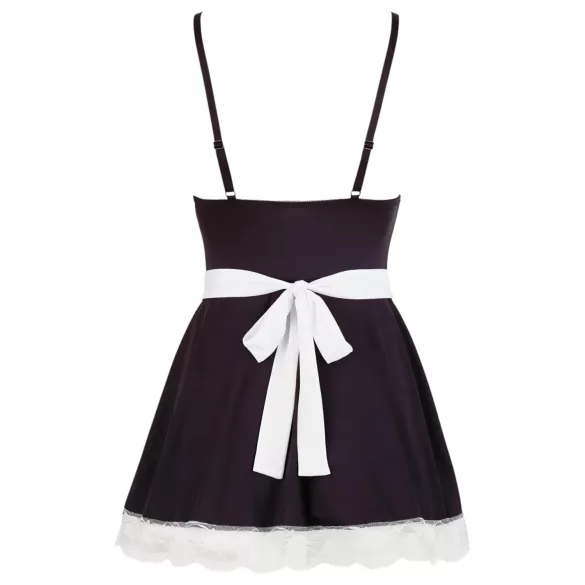 Cottelli - Zimmermädchenkleid und Schürze (schwarz-weiß) - L