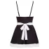 Cottelli - Zimmermädchenkleid und Schürze (schwarz-weiß) - L