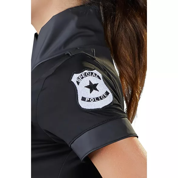 Cottelli Police - Polizistin Kostüm Kleid (schwarz)