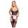 Cottelli - Transparente Dienstmädchen-Kostüm (Schwarz-Pink) - M