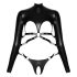 Bad Kitty - Bondage-Set mit offenem Busen (schwarz) - L