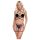 Cottelli - Schmuck-Bodyharness & String (Schwarz) - (S-L)