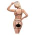 Cottelli - Schmuck-Bodyharness & String (Schwarz) - (S-L)