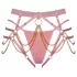 Bad Kitty - Kettenharness mit Tanga (Pink)